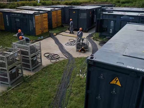 十臺1000kw發電機并網升壓10KV