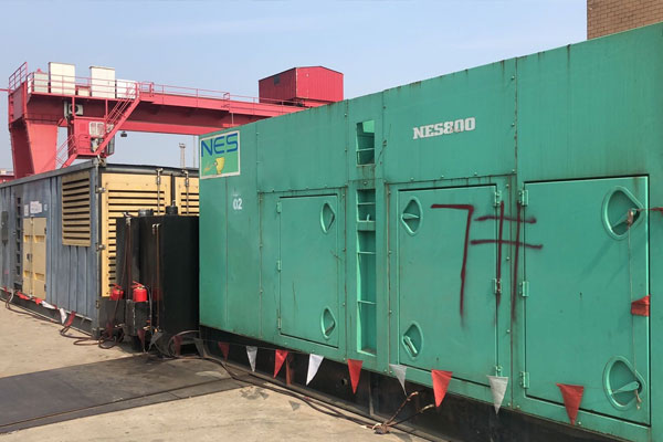 船廠兩臺800kw并網